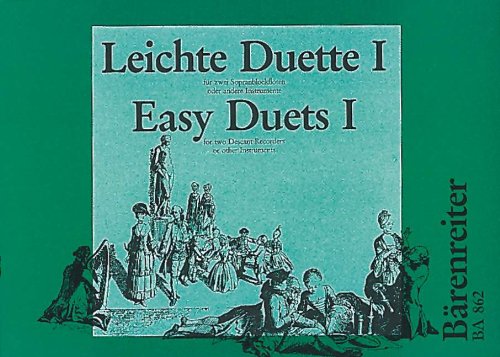 Leichte Duette, Heft 1. Spielpartitur(en), Sammelband Sheet Music