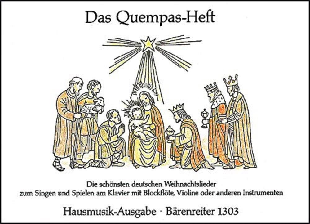 Das Quempasheft - Hausmusikausgabe -Die schönsten deutschen Weihnachtslieder-. Singpartitur, Sammelband, Stimmen: Die schönsten deutschen Weihnachtslieder. 62 LIeder Contemporary literature Books