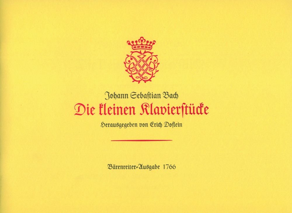Die kleinen Klavierstücke: Urtext (Bärenreiter-Ausgabe) Sheet Music