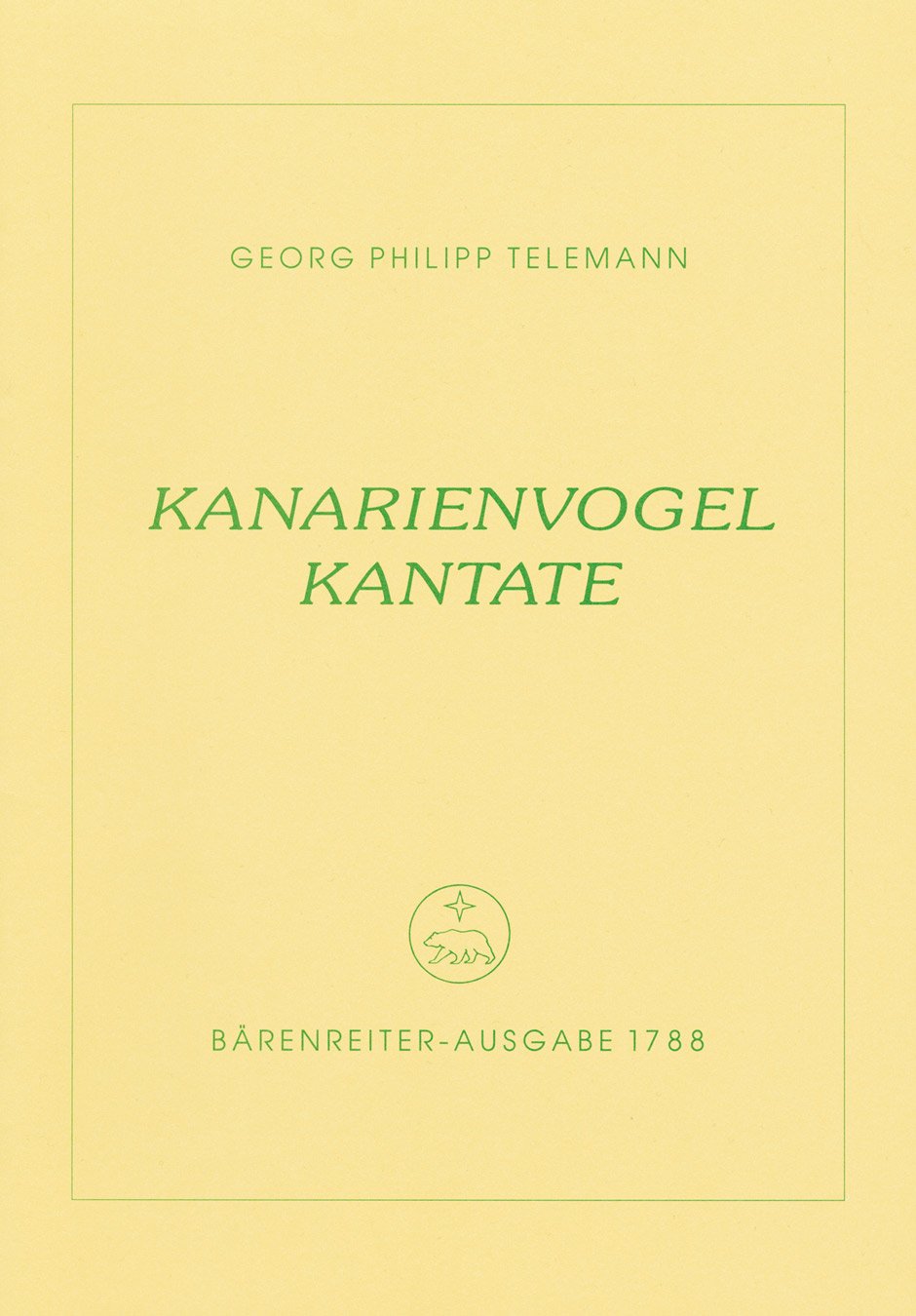 Kanarienvogel-Kantate - Trauermusik eines kunsterfahrenen Canarienvogels. Tragikomische Kantate f r Solostimme und Instrumente. book