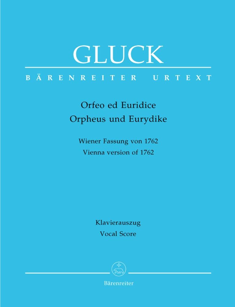 Orfeo ed Euridice (Wiener Fassung 1762), Klavierauszug: Azione teatrale per musica in drei Akten. Libretti von Ranieri de' Calzabigi Sheet Music