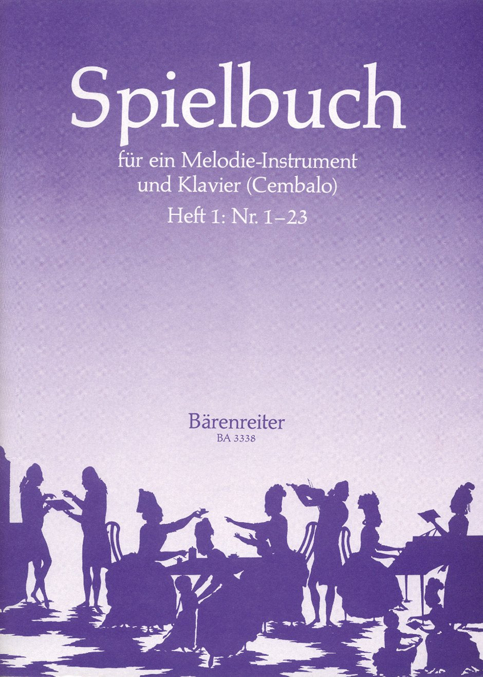 Spielbuch f r ein Melodieinstrument und Klavier (Cembalo) - Band 1 Sheet Music