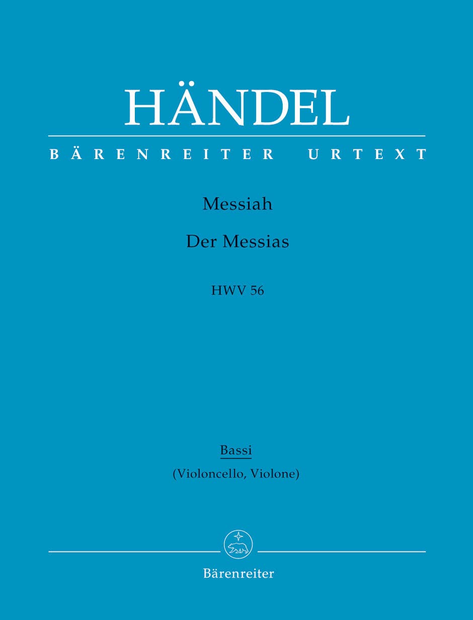 Der Messias HWV56 : für Soli, Chor und Orchester Cello/Baß Sheet Music