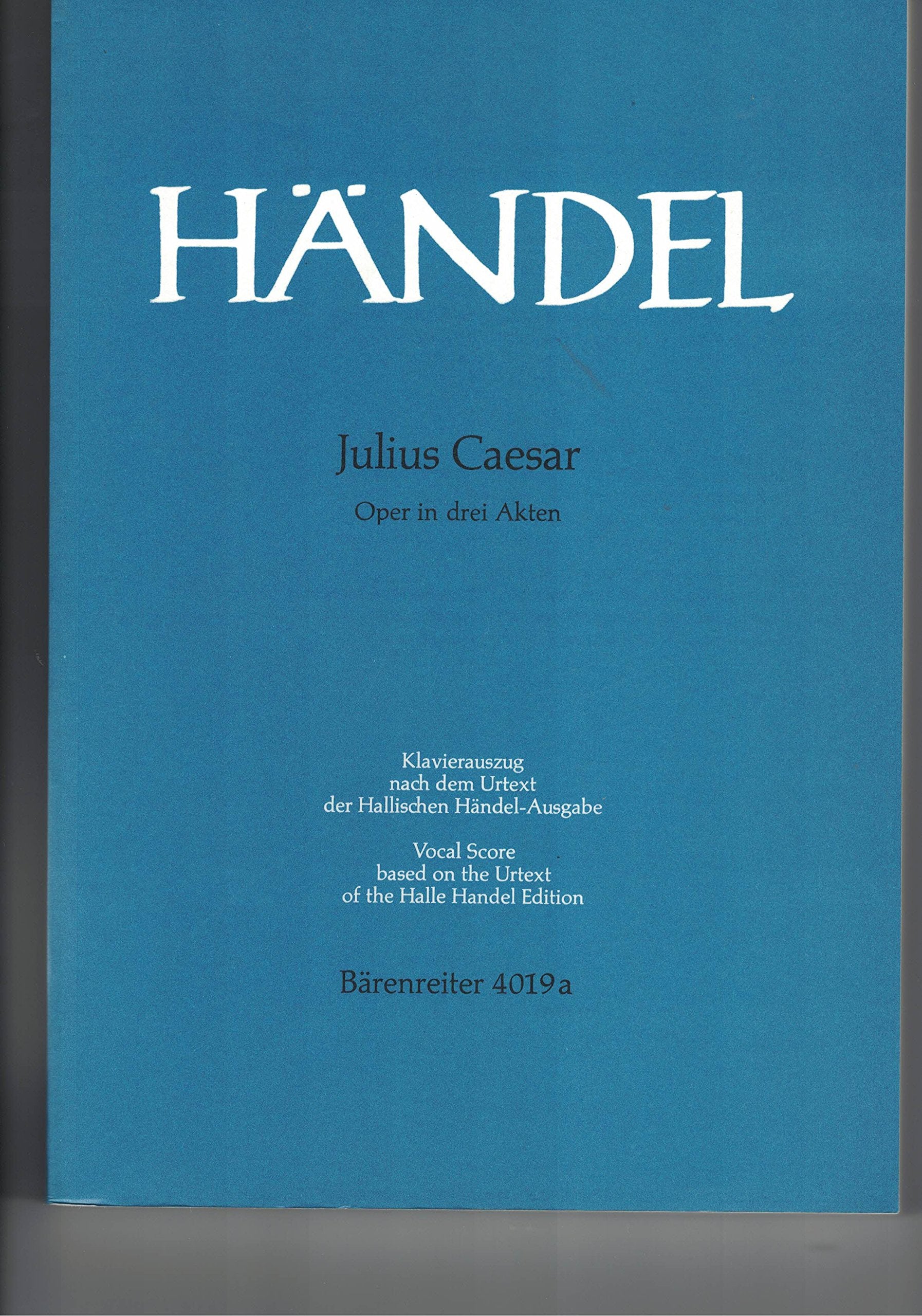 Julius Caesar Hwv 17. Klavierauszug Memories