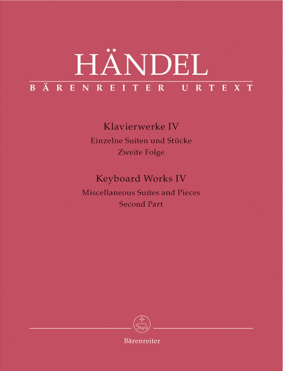 Handel Keyboard Works, Vol. 4: Miscellaneous Suites and Pieces, Part 2 book