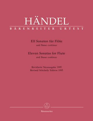 Eleven Sonatas for Flute and Figured Bass, 2 Hefte & Elf Sonaten für Flöte und Basso continuo Arts & Music