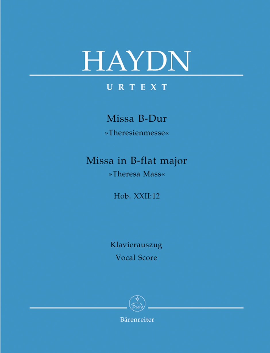 Missa B-Dur Hob 22/12 (Theresienmesse). Klavierauszug Sheet Music