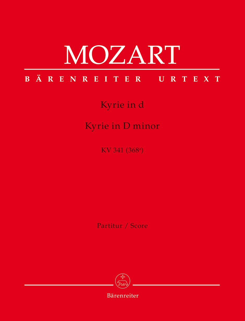 Kyrie d-Moll KV 341 (368a). BÄRENREITER URTEXT. Partitur, Urtextausgabe Sheet Music