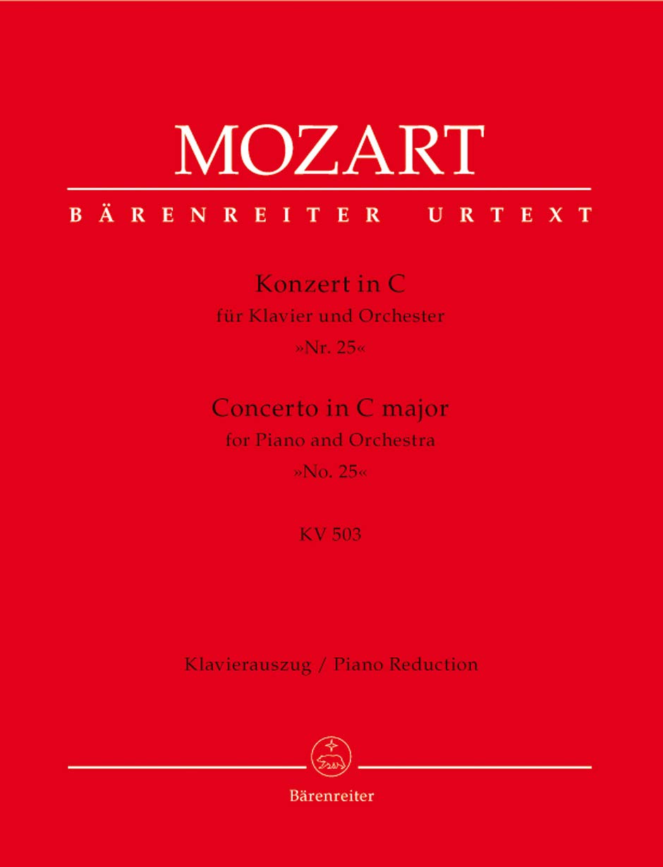 Concerto for Piano No.25 in C major K.503 (Two Piano Reduction) book