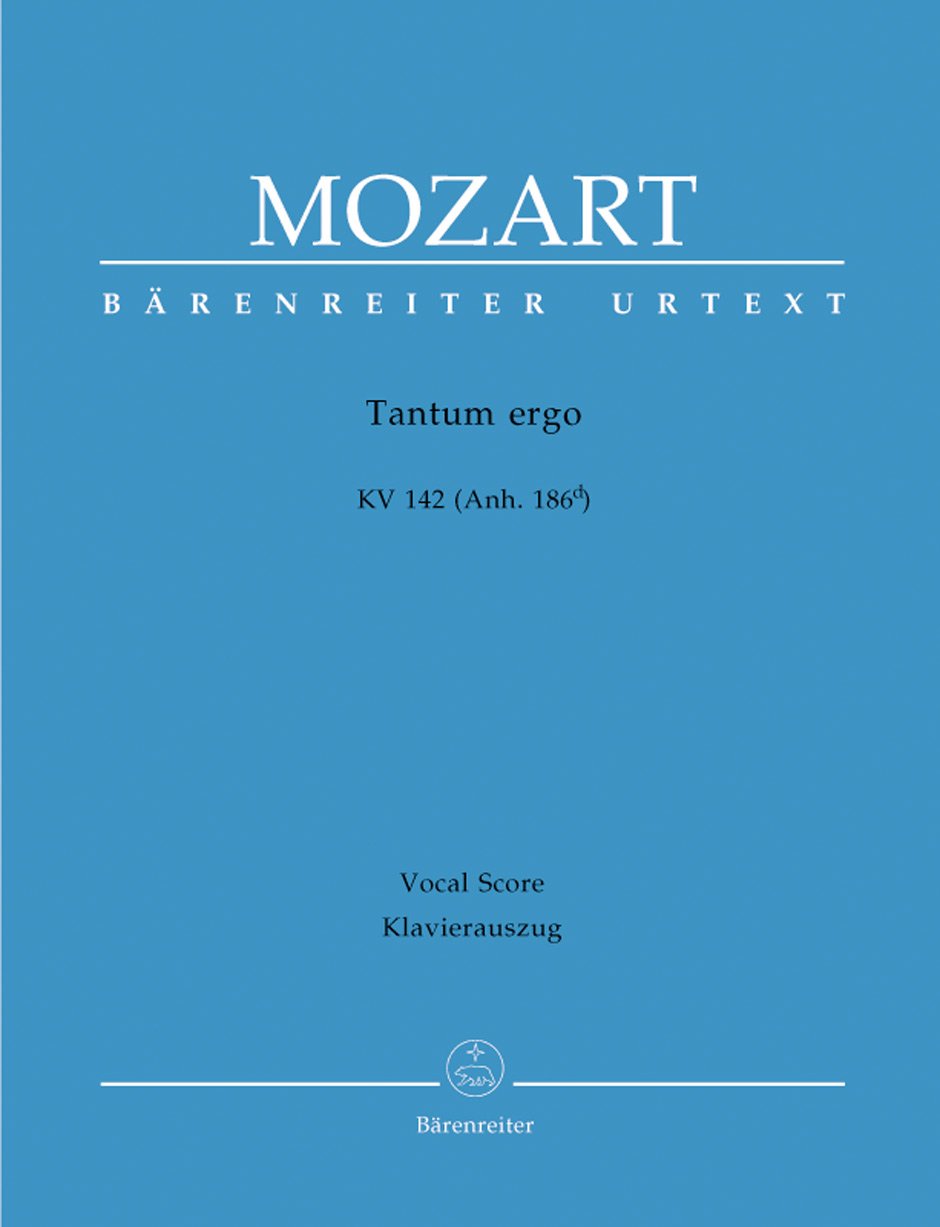 Tantum ergo in B-flat K.142 (Vocal Score) Sheet Music