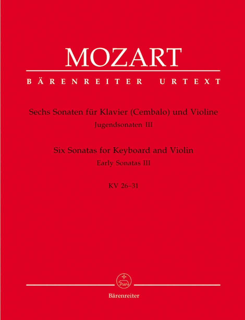 6 Sonaten Kv 26-31 (jugendsonaten 3) Sheet Music