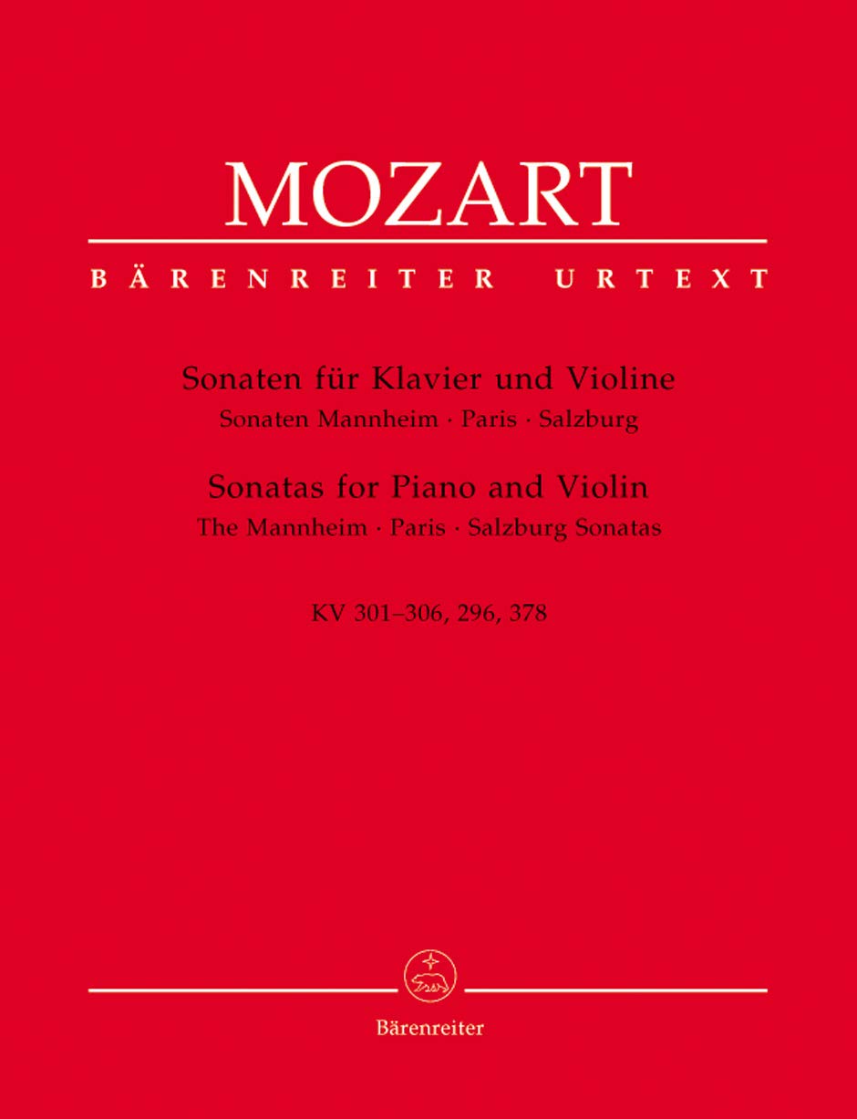 Sonaten für Klavier und Violine -Sonaten Mannheim - Paris - Salzburg- Sheet Music