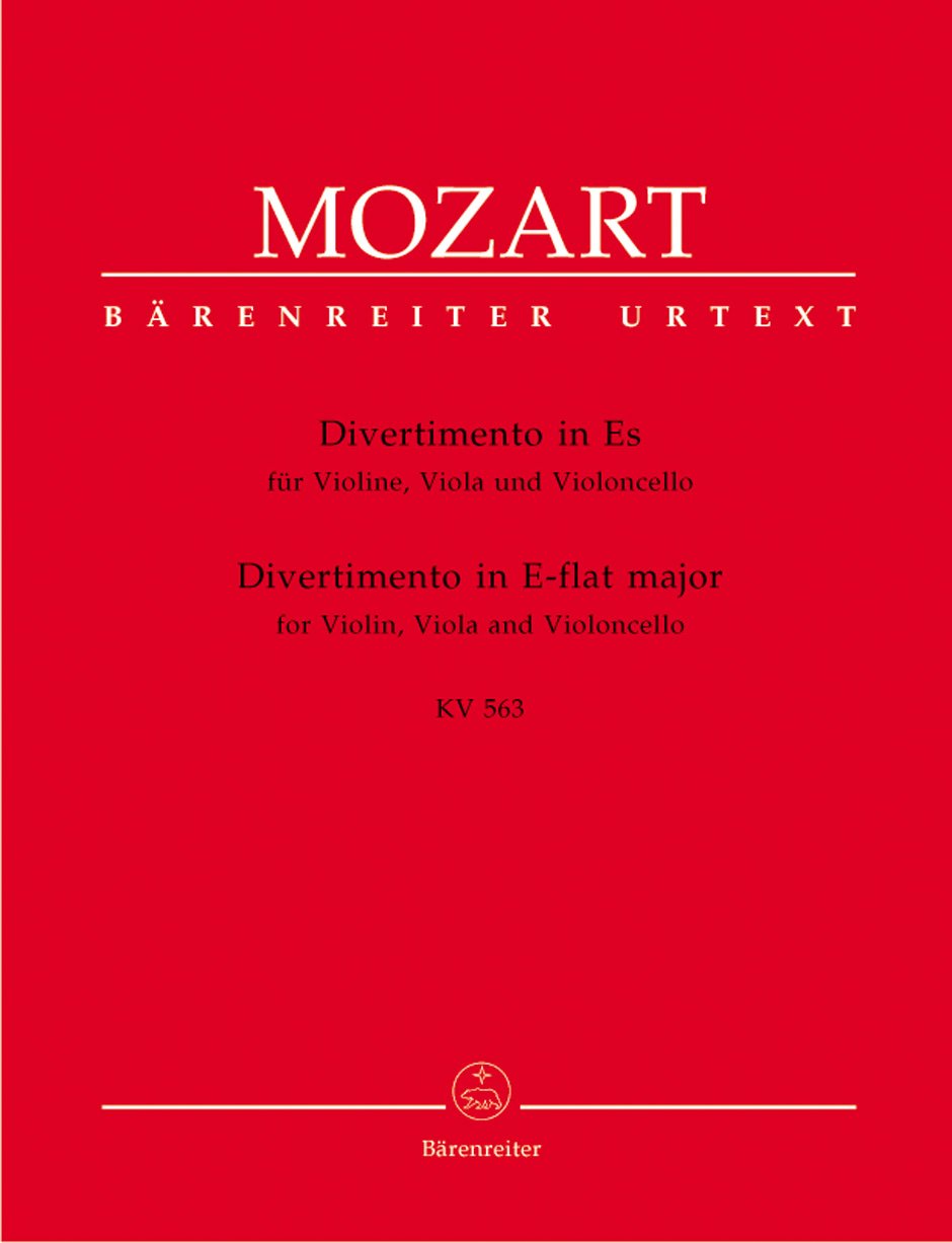Divertimento für Violine, Viola und Violoncello Es-Dur KV 563. Stimmensatz Sheet Music