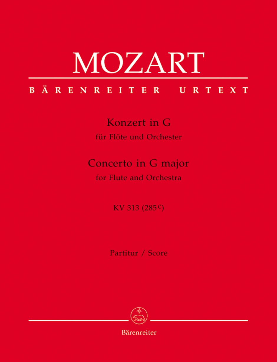 Konzert 1 G-Dur KV 313 (285c). Flöte, Orchester Sheet Music