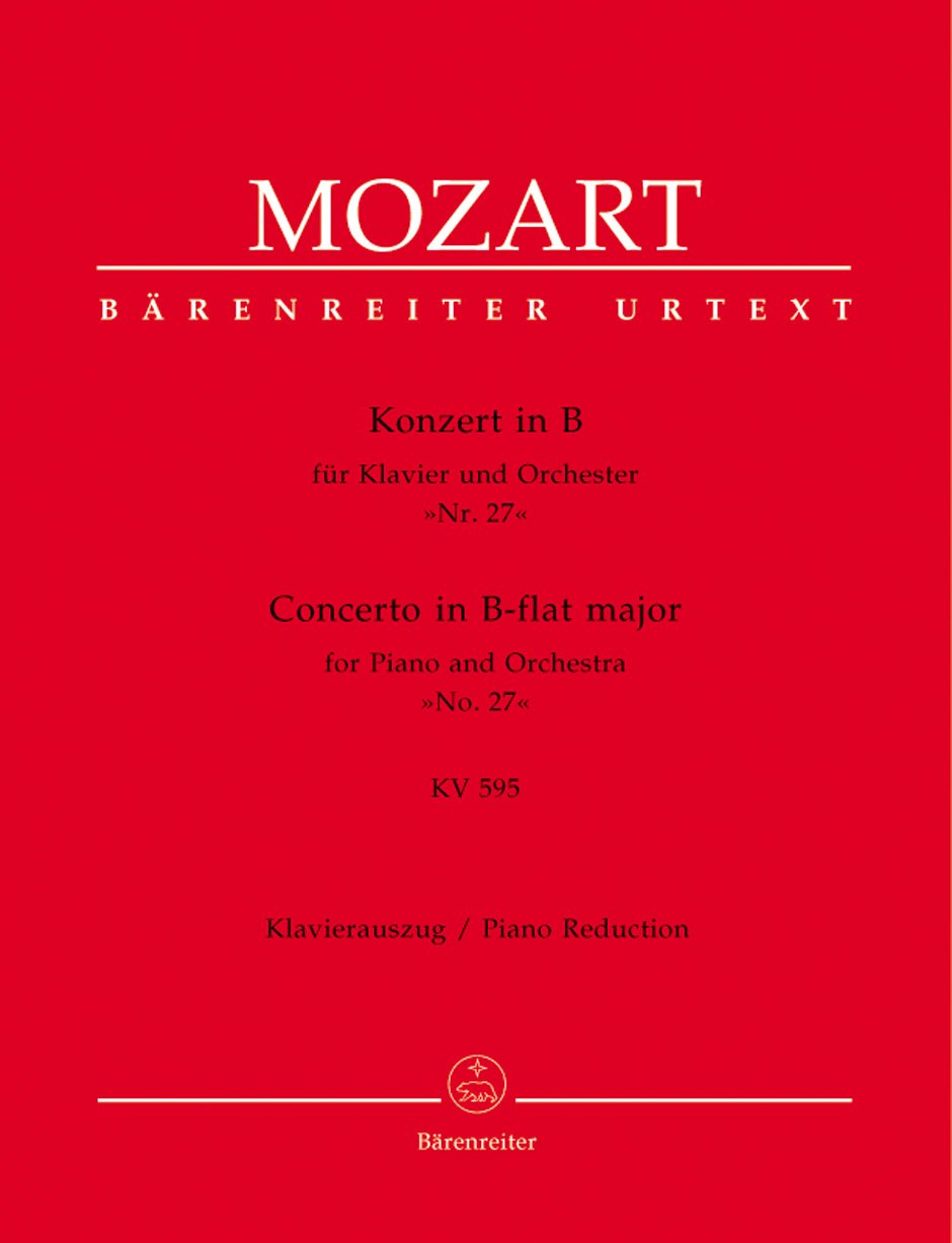 Concerto for Piano No.27 in B-flat major K.595 (Two-Piano Reduction) book