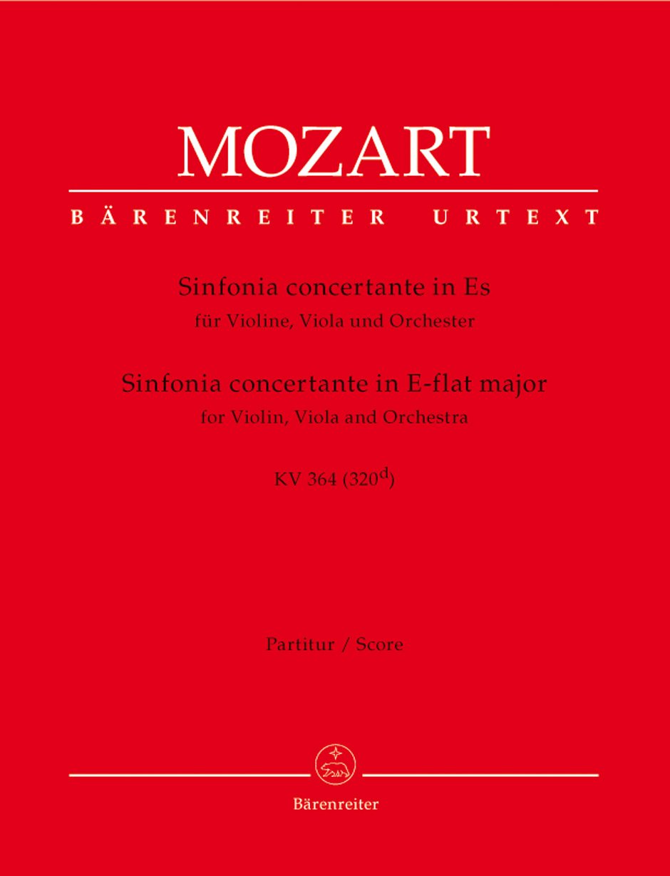 Sinfonia Concertante Es-Dur KV 364. Partitur Sheet Music