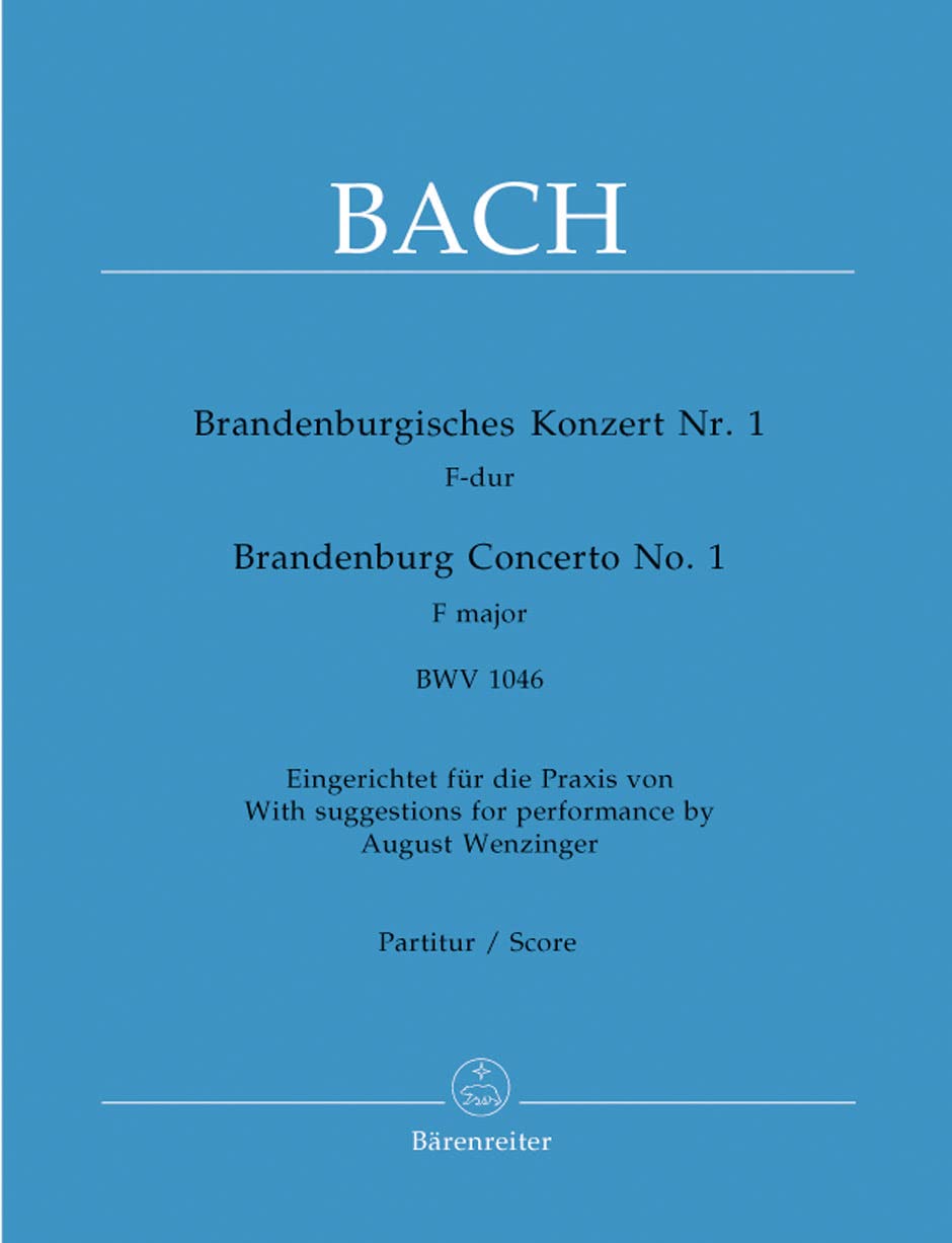 Brandenburgisches Konzert F-Dur BWV 1046 (Nr. 1) book
