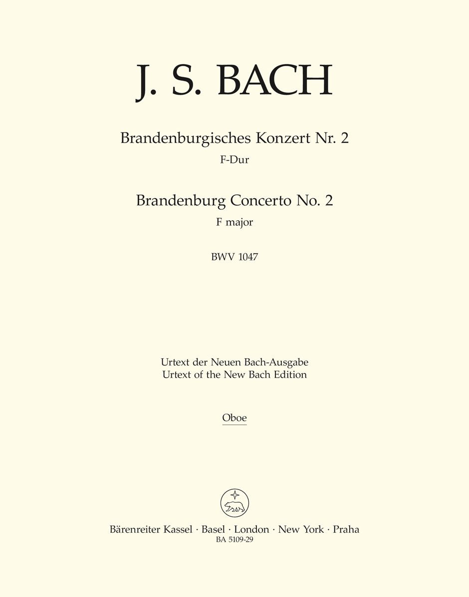 Brandenburg Concerto, No. 2, No. 2 F major, BWV 1047 Books