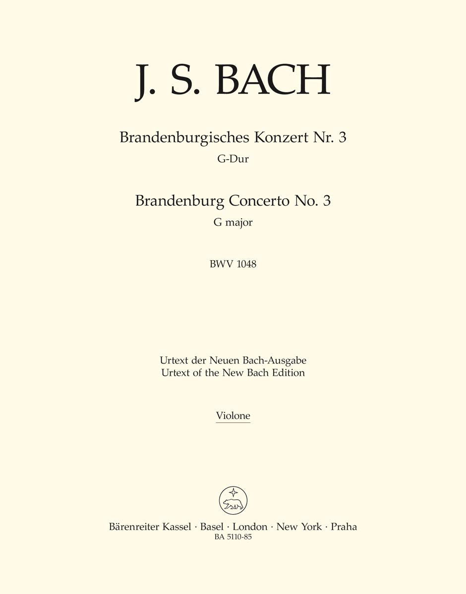 Brandenburg Concerto - Streichorchester - Stimme Books