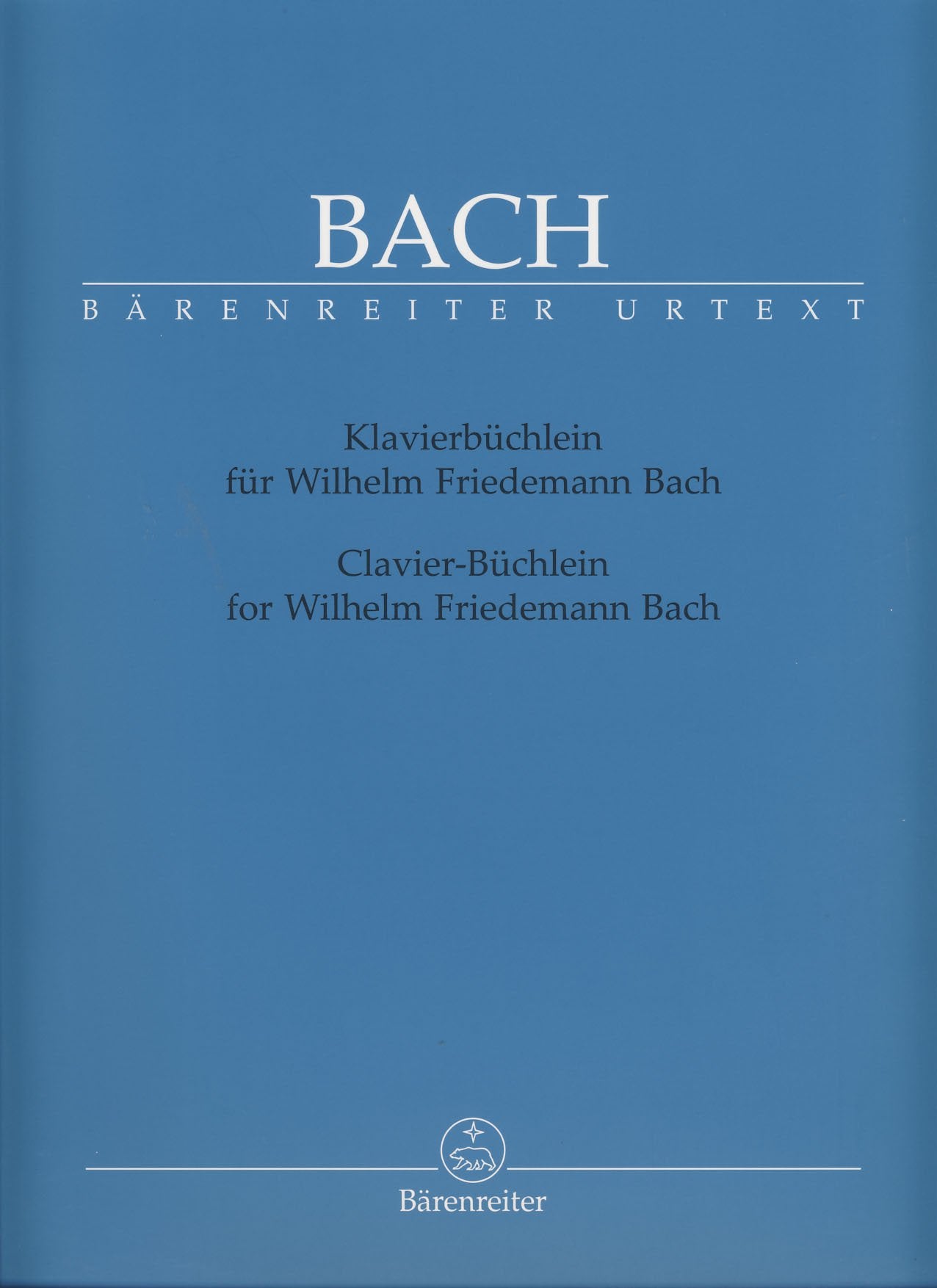 BACH - Album para Wilhelm Friedemann Bach para Piano (Urtext) (Plath) Books