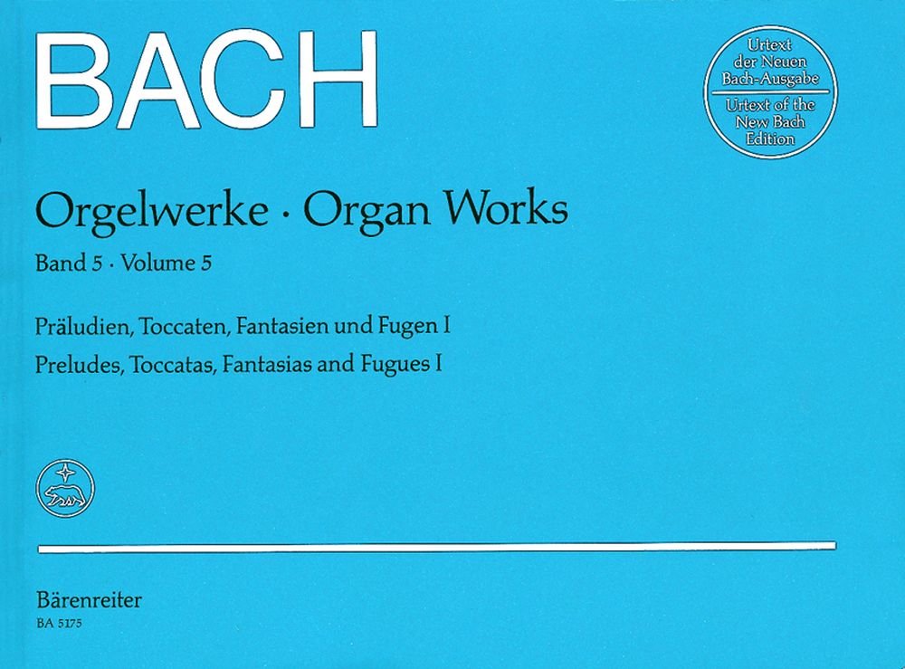 Orgelwerke 5: Präludien, Toccaten, Fantasien, Fugen I. Spielpartitur. Spielpartitur(en), Sammelband, Urtextausgabe Sheet Music
