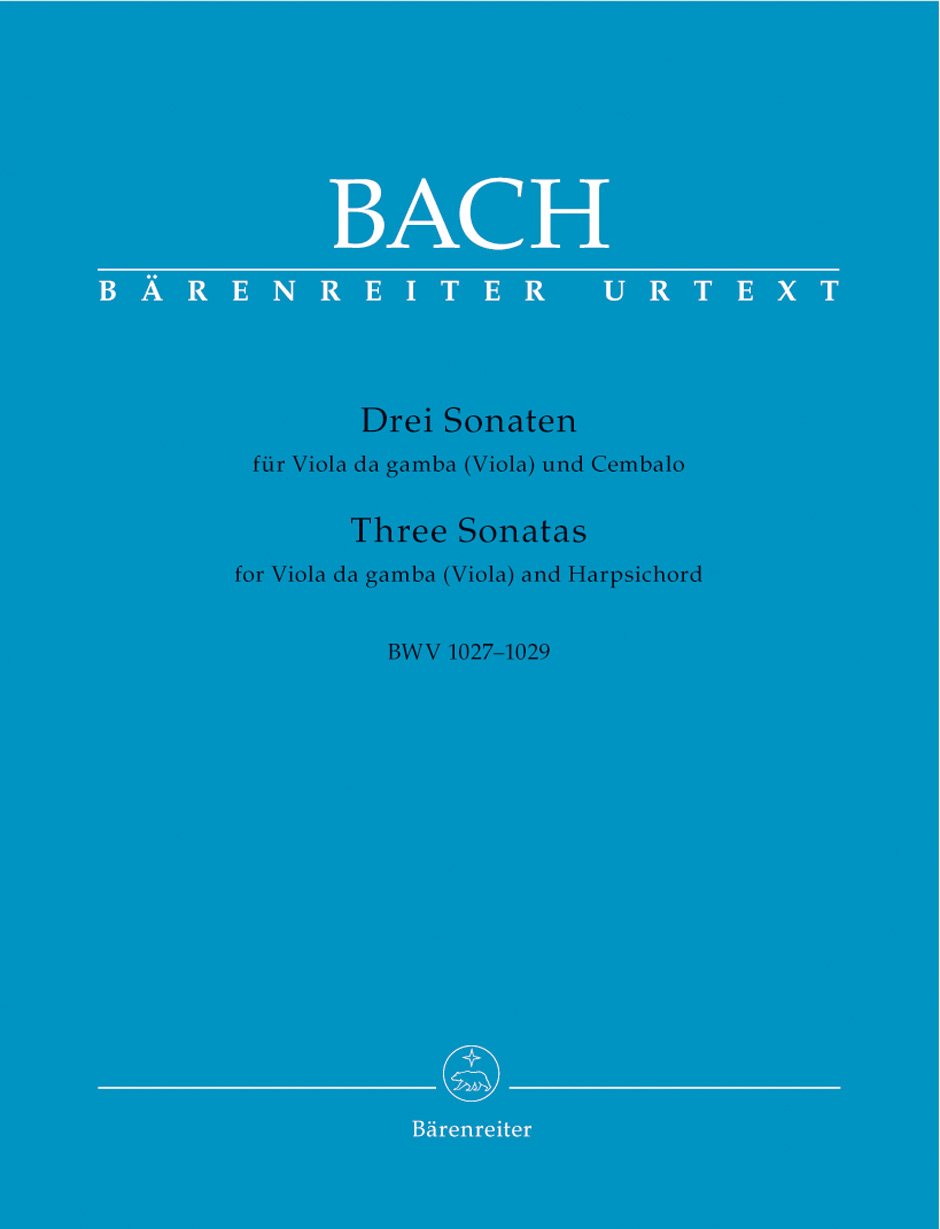 3 Sonaten. Viola Da Gamba, Viola, Cembalo Sheet Music