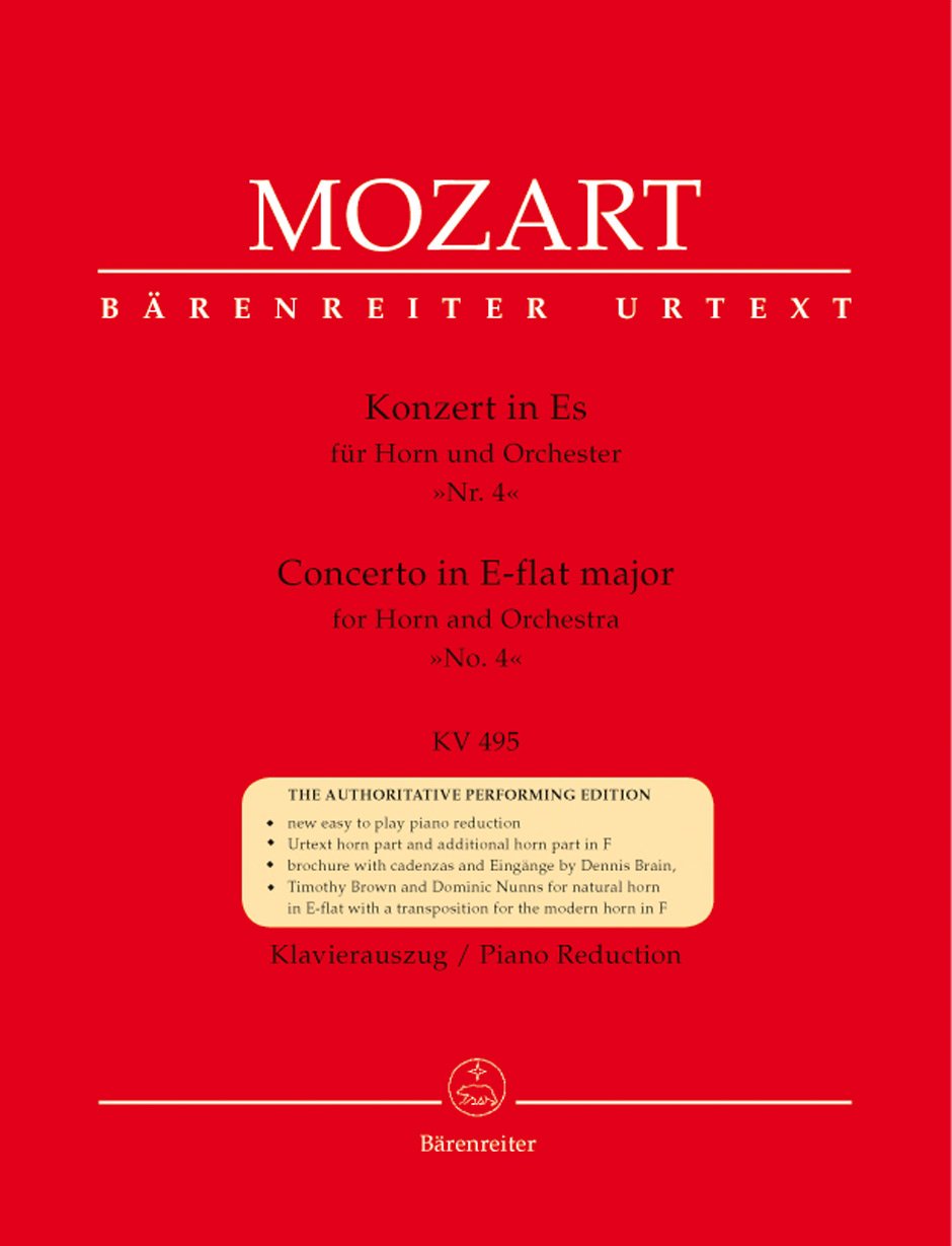 Concerto Cor KV 495 Mib Majeur --- Cor/Piano book