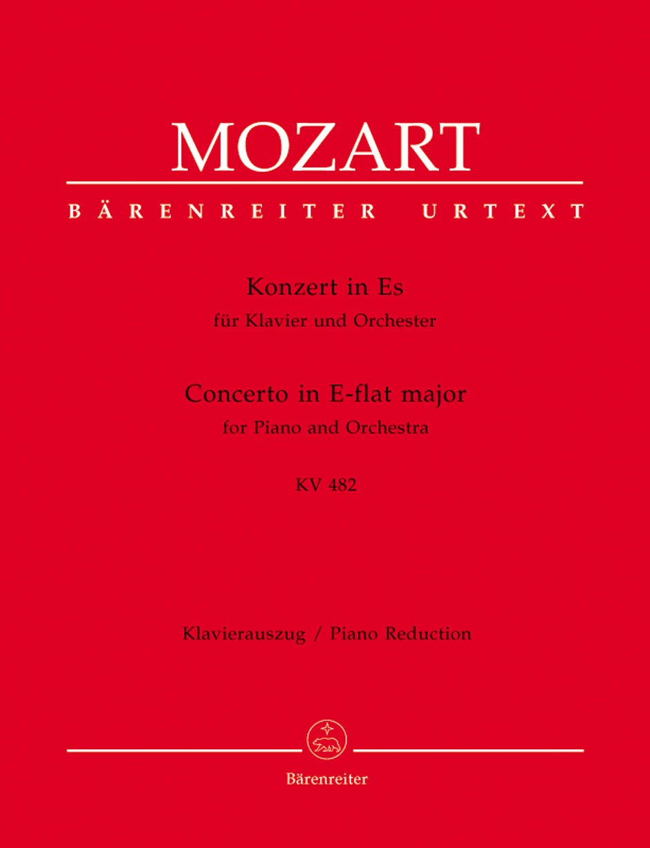Konzert in Es für klavier und orchester. KV 482 = Concerto in E-flat major for piano and orchestra Sheet Music