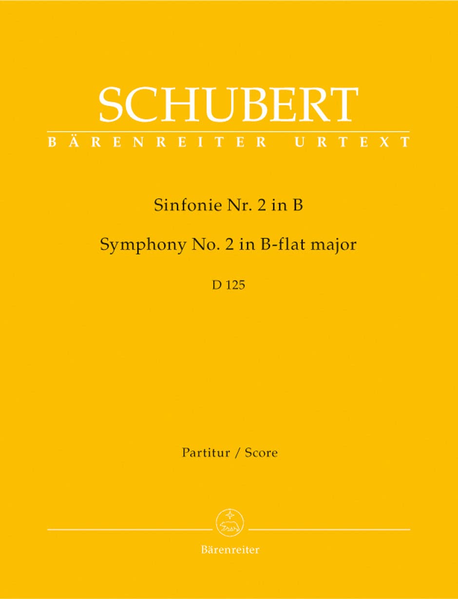 Symphonie No2 D125 en sib majeur (1814) --- Conducteur book