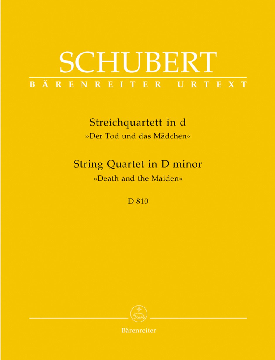 Streichquartett d-Moll D 810 ""Der Tod und das Mädchen"".Stimmensatz, Urtextausgabe book