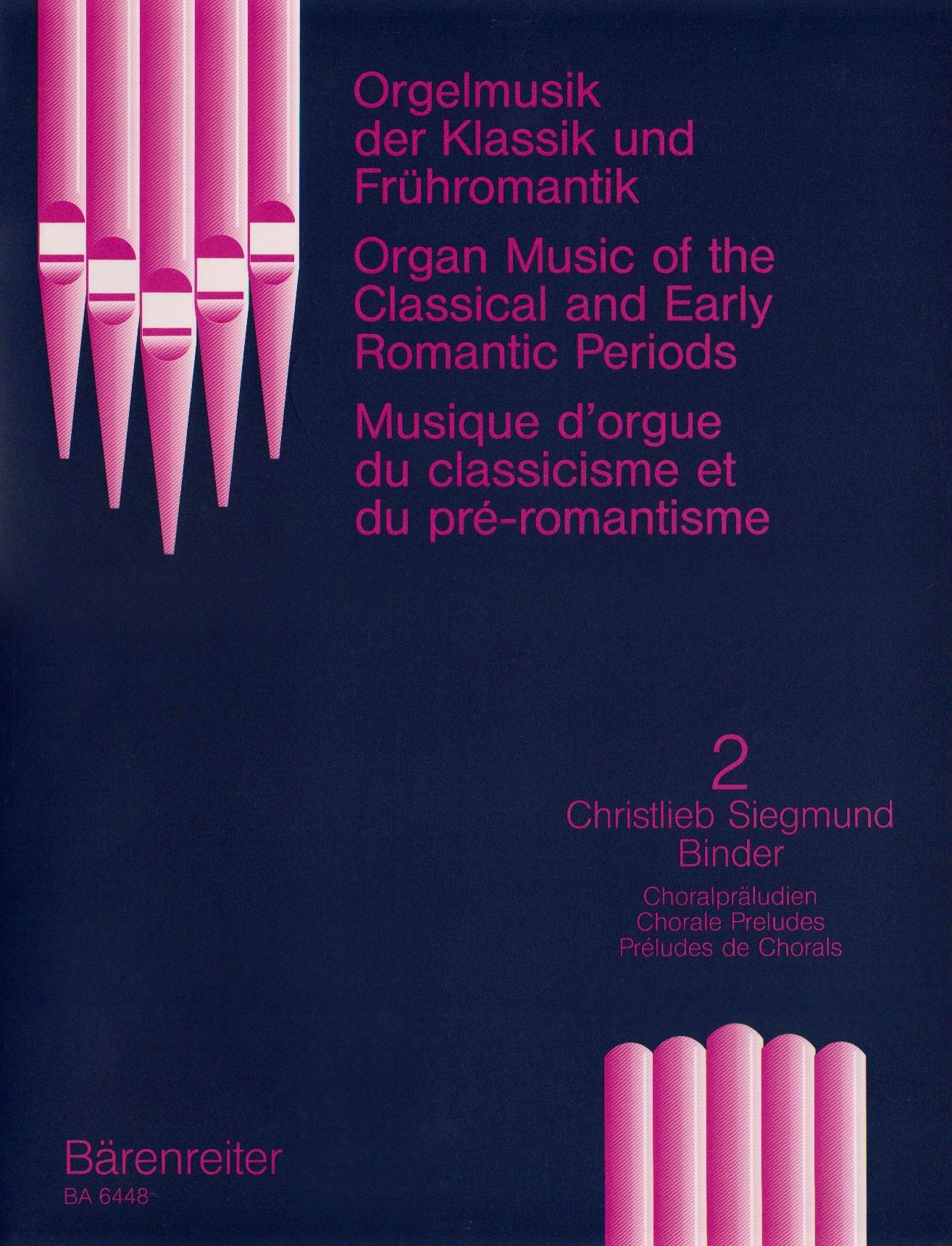 Orgelmusik der Klassik + Fruehromantik 2. Orgel Sheet Music
