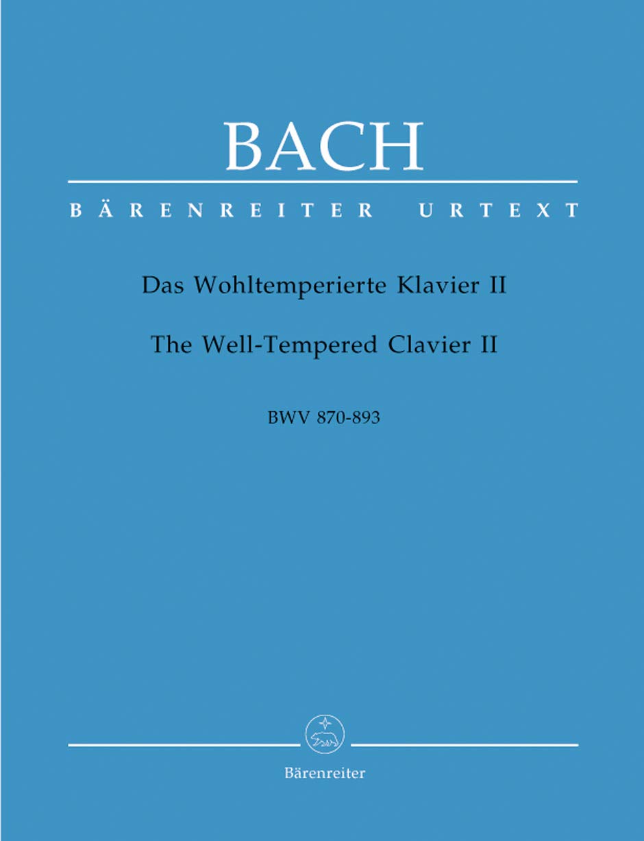 Das Wohltemperierte Klavier II, BWV 870-893: Urtext Sheet Music