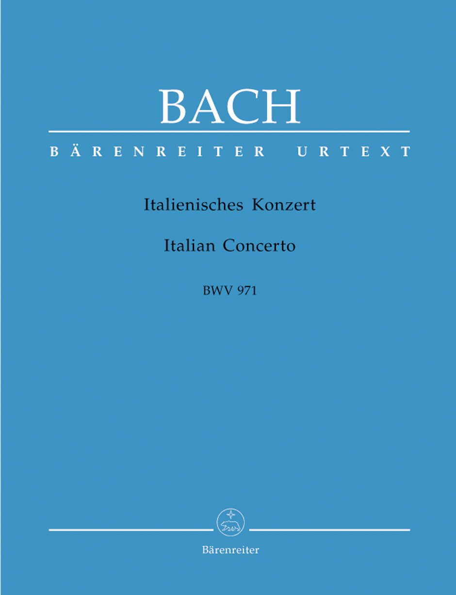 Italienisches Konzert F-Dur BWV 971. Spielpartitur(en), Urtextausgabe book