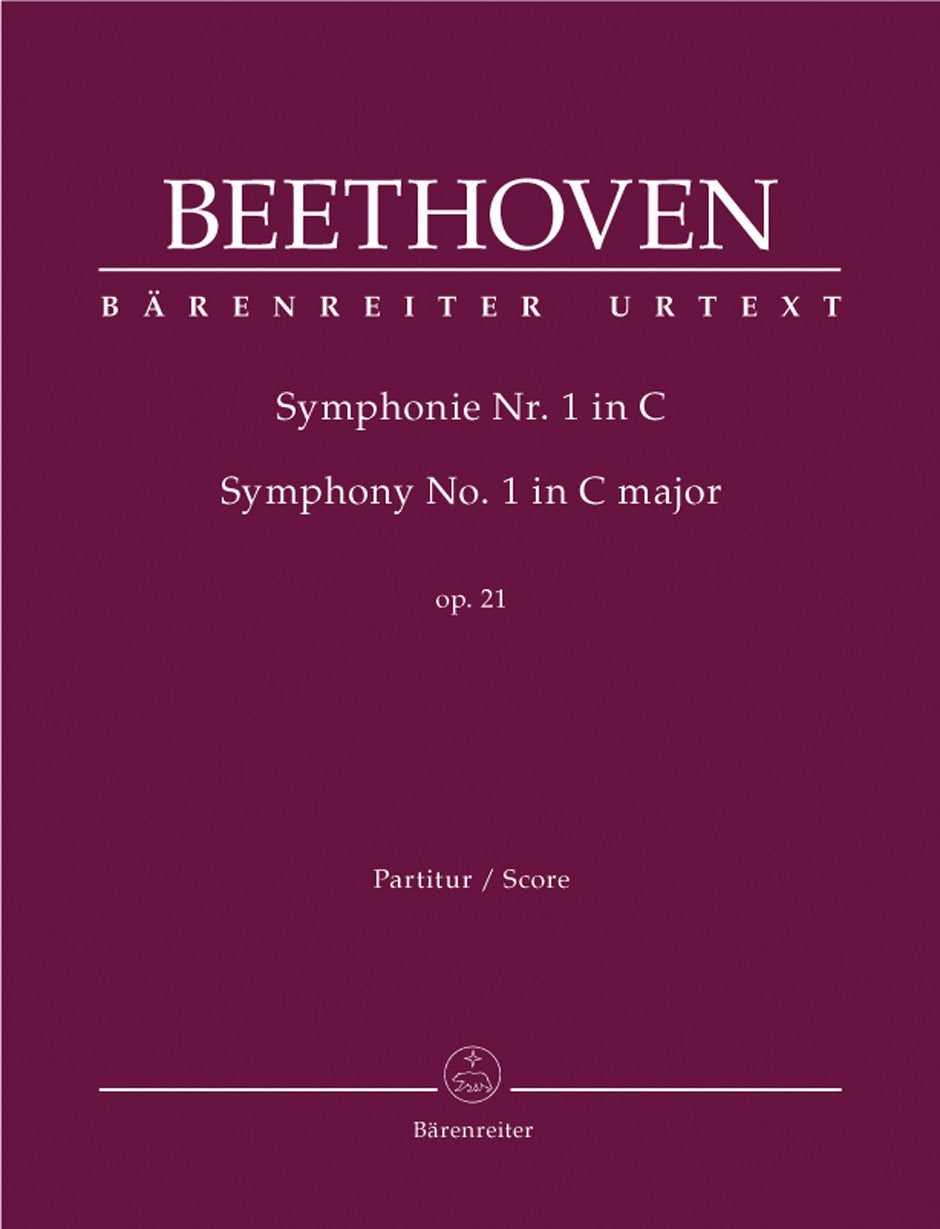 Symphonie Nr. 1 C-Dur op. 21. Partitur, Urtextausgabe cd