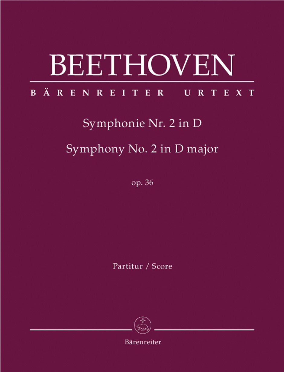 Symphony No. 2 D major op. 36 - Orchestra - Partitur Sheet Music
