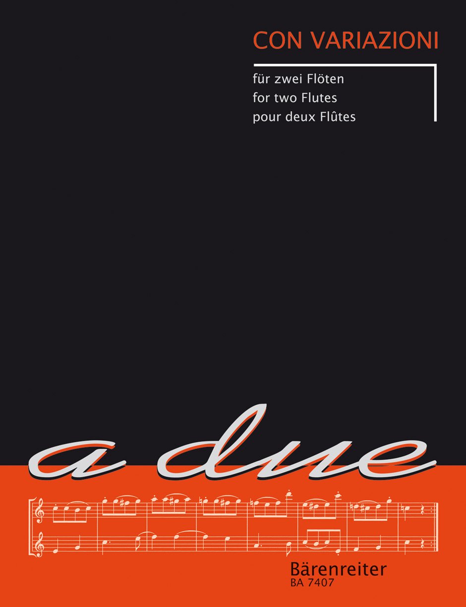 Con Variazioni. Flöte Sheet Music
