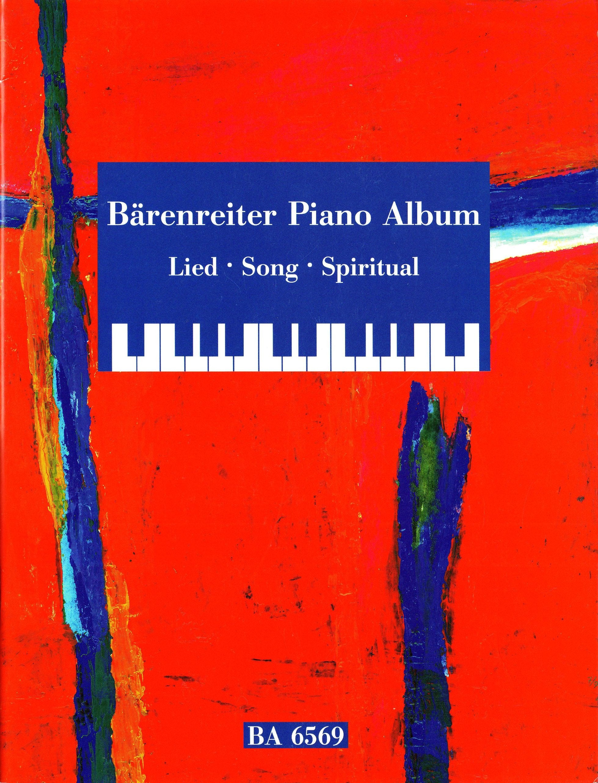 Bärenreiter Piano Album Lied - Song - Spiritual Sheet Music