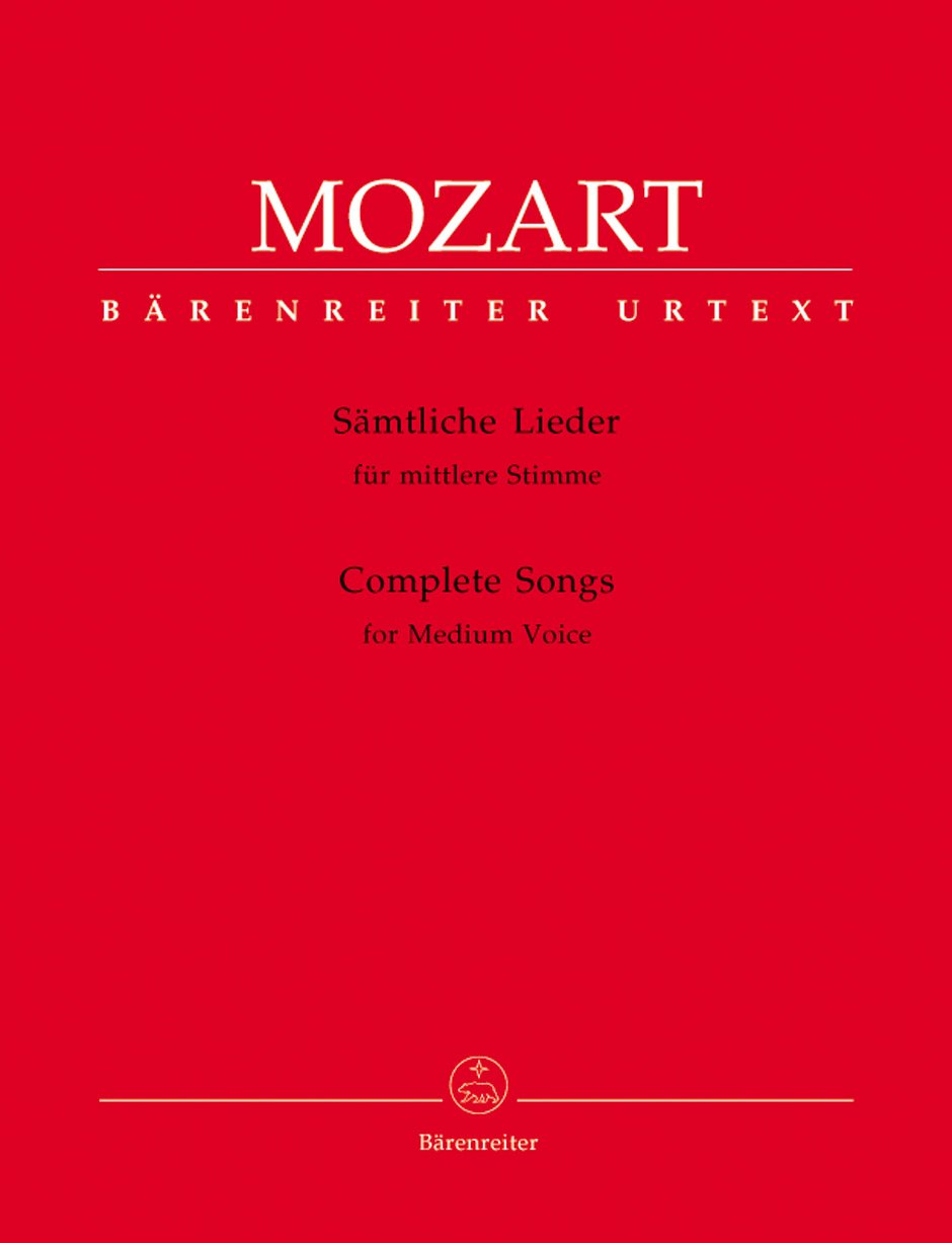 Sämtliche Lieder für mittlere Singstimme. Complete Songs for Medium Voice: Urtext Sheet Music