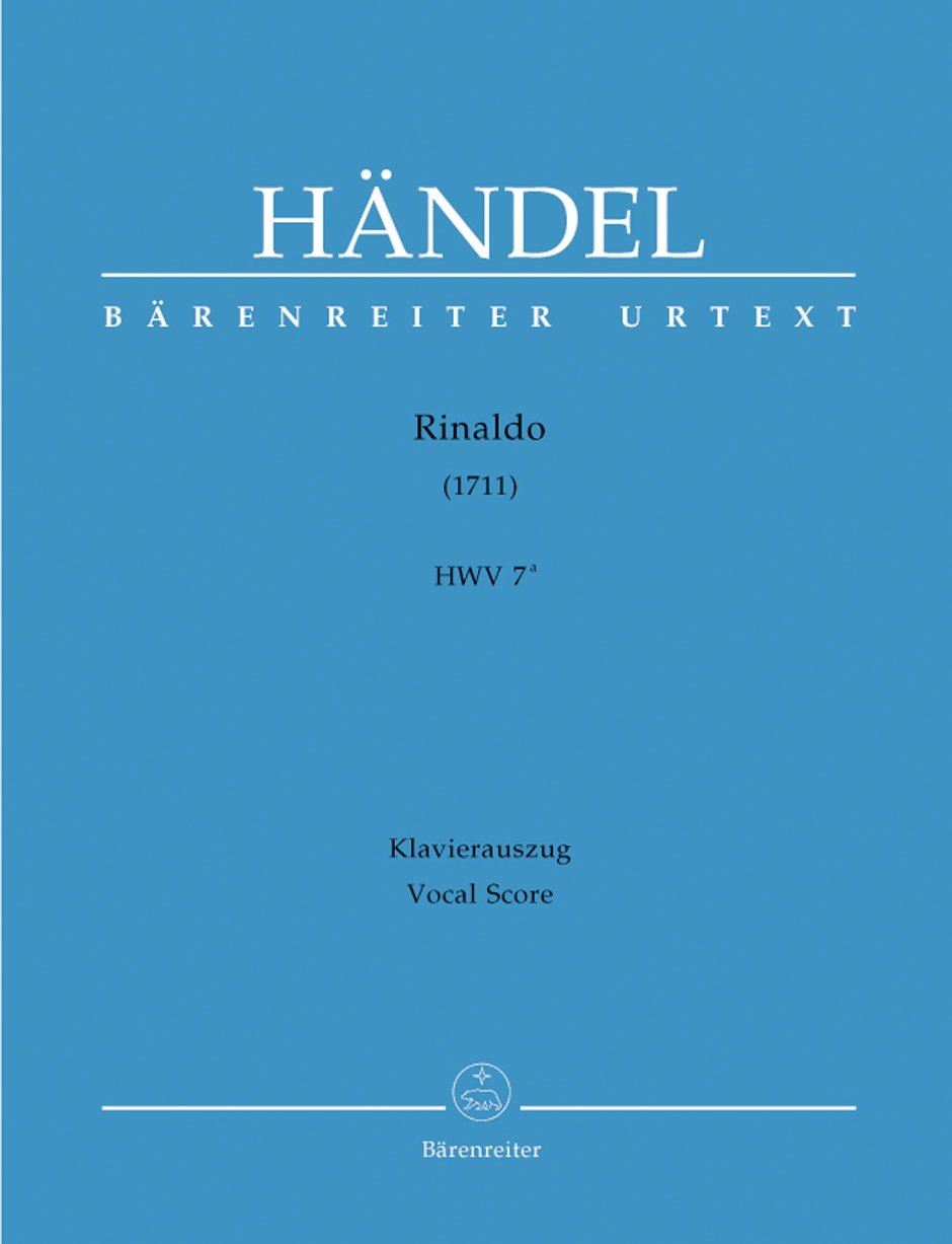 Rinaldo HWV 7a -Opera seria in drei Akten- (Fassung 1711). Klavierauszug, Urtextausgabe Sheet Music