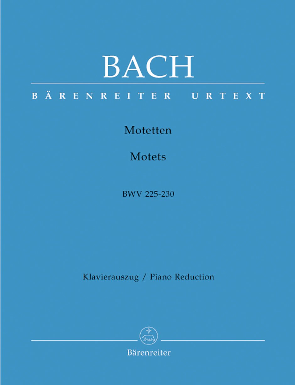 Motetten BWV 225-230. Klavierauszug vokal, Urtextausgabe, Sammelband Sheet Music