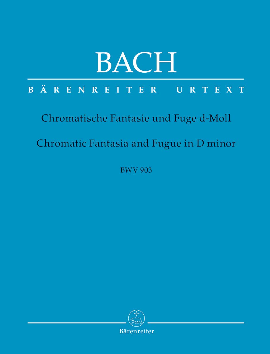 Fantaisie chromatique et fugue BWV 903 ré mineur --- Piano book