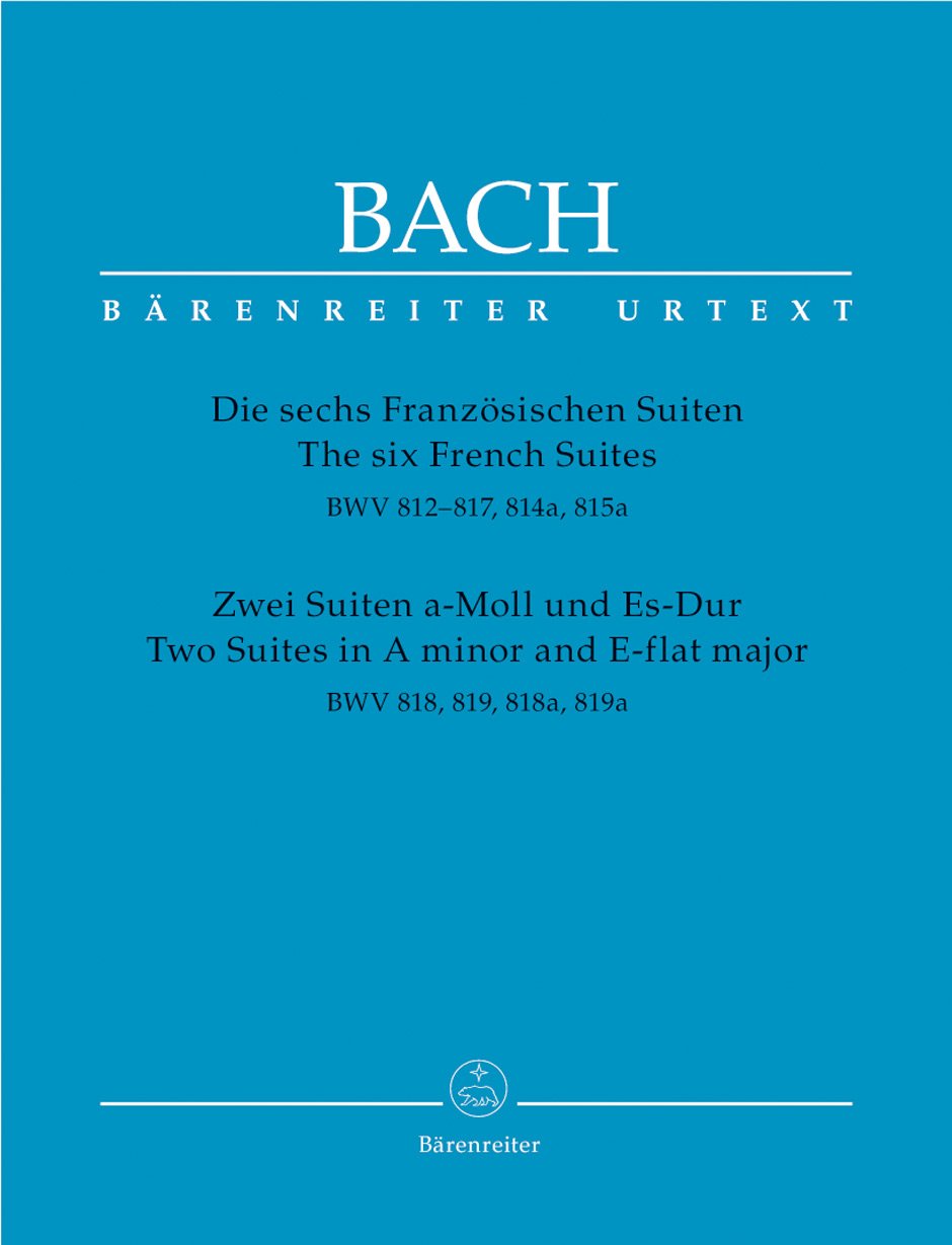 Die sechs Französischen Suiten / Zwei Suiten in a-Moll und Es-Dur BWV 812-819. Spielpartitur, Sammelband, Urtextausgabe Sheet Music