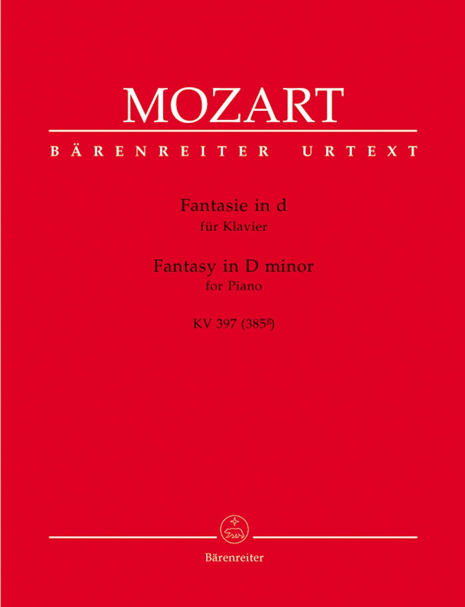 Fantasie für Klavier d-Moll KV 397 (385g). Spielpartitur Music