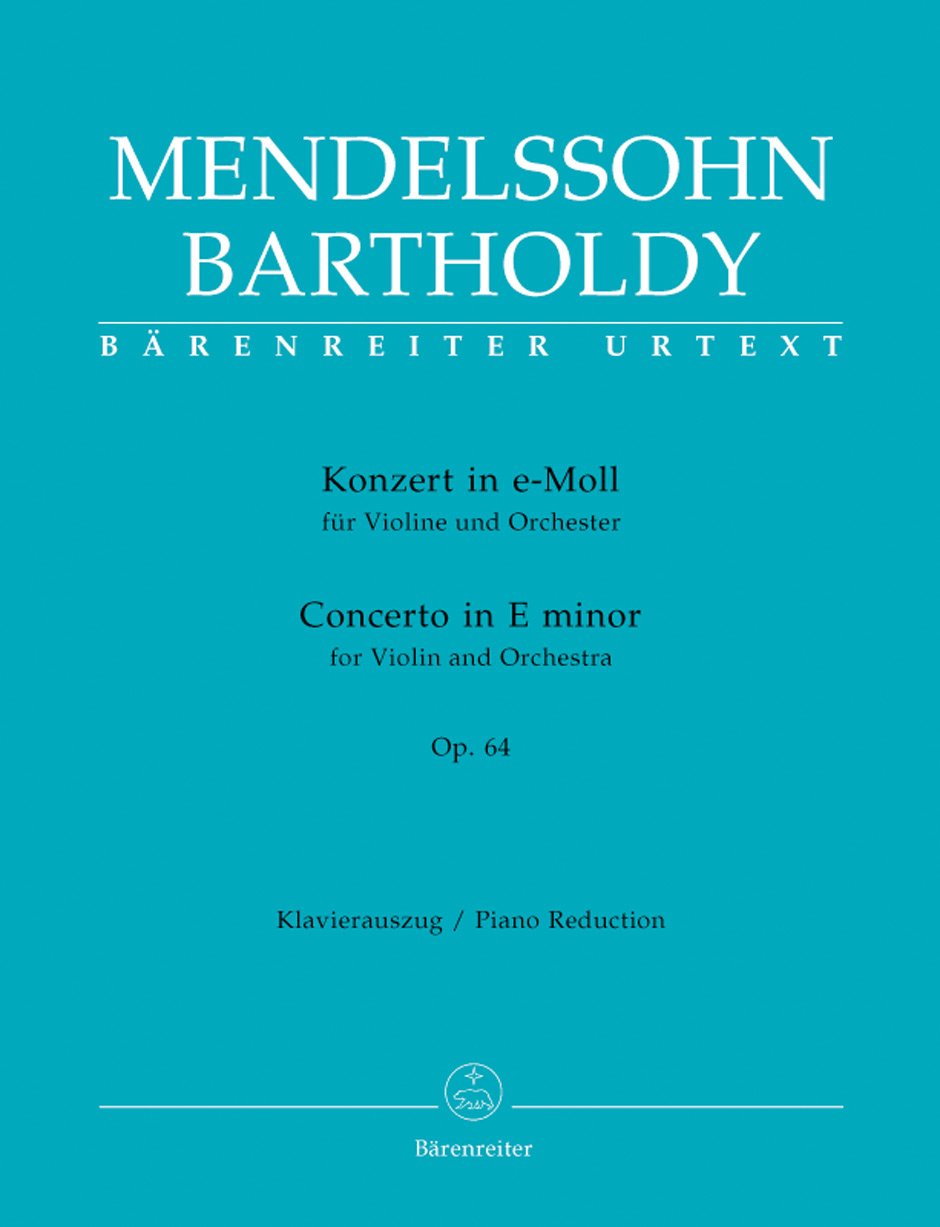 Violinkonzert e-Moll op.64, Klavierauszug der 2. Fassung m. Solostimme Sheet Music