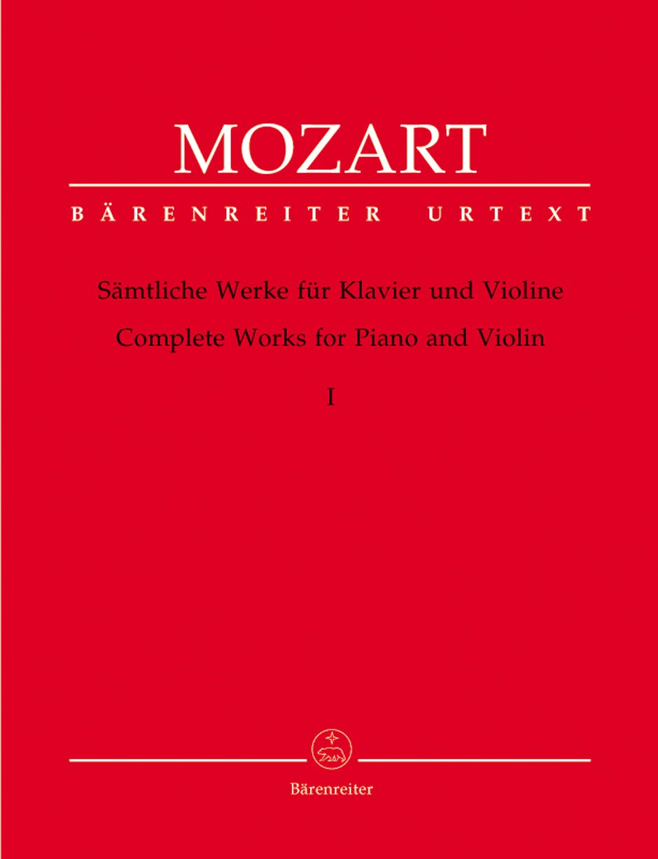 Sämtliche Werke für Klavier und Violine, Band 1 -Frühe Sonaten für Klavier und Violine 1764-1779-. Spielpartitur, Stimme: Urtext Sheet Music