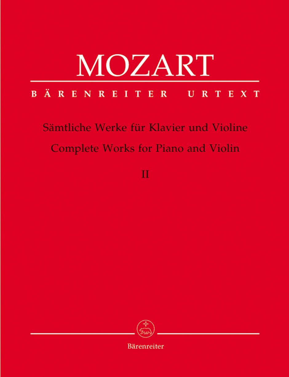 Sämtliche Werke für Violine und Klavier in zwei Bänden 2: Urtext Sheet Music