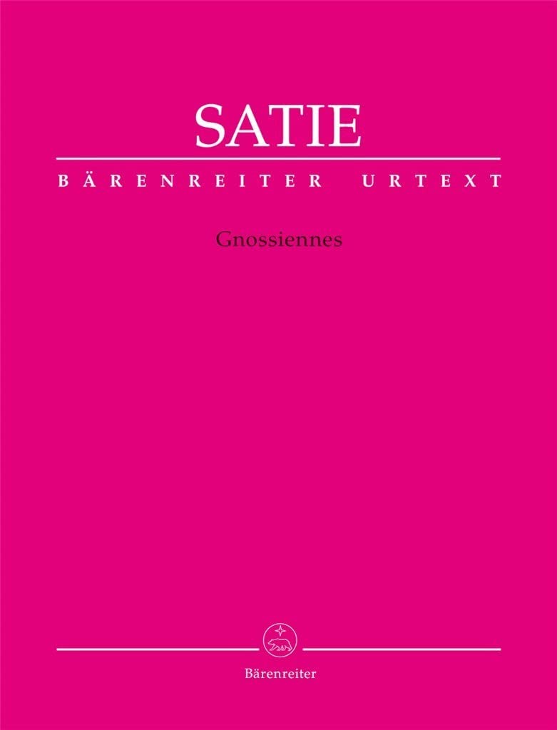 Erik satie : gnossiennes - de 1 a 7 - piano book