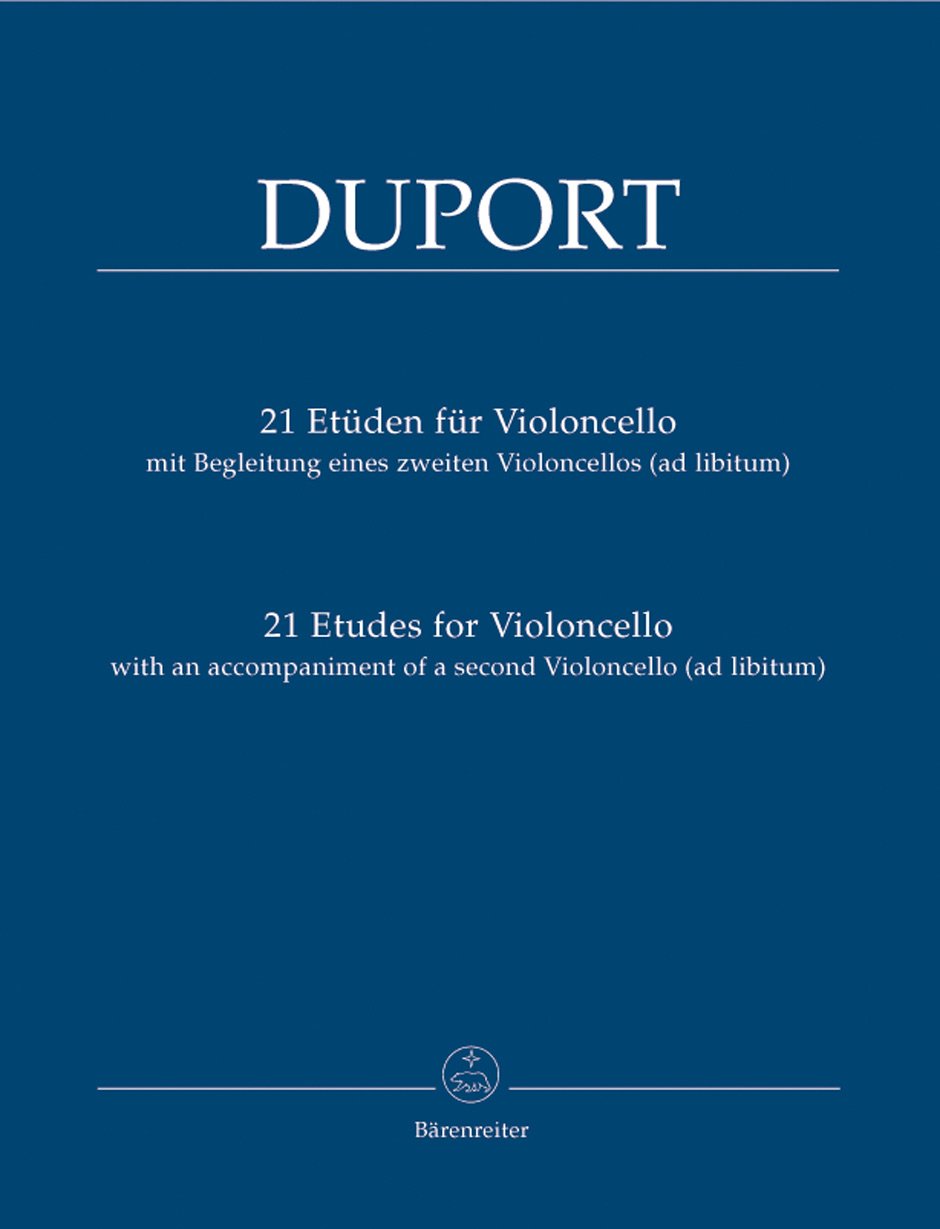 21 Etüden für Violoncello mit Begleitung eines zweiten Violoncello (ad libitum): Mit Begleitung eines zweiten Violoncellos (ad Libitum) Sheet Music
