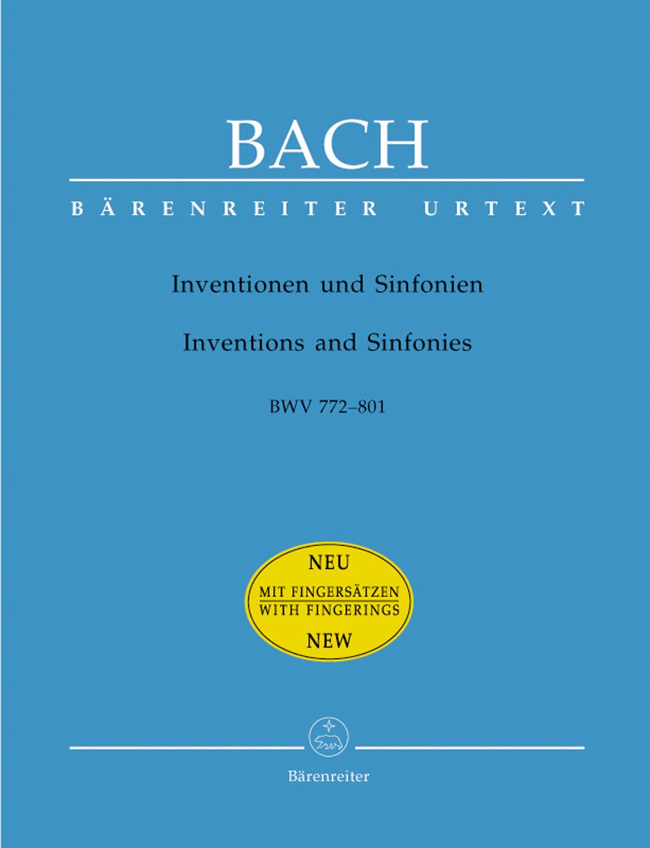 Inventionen und Sinfonien. BWV 772-801. BÄRENREITER URTEXT. Spielpartitur, Urtextausgabe, Sammelband Sheet Music
