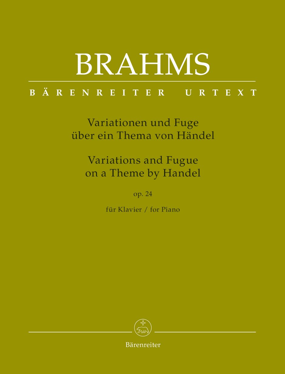 Variationen und Fuge über ein Thema von Händel op. 24 für Klavier Sheet Music